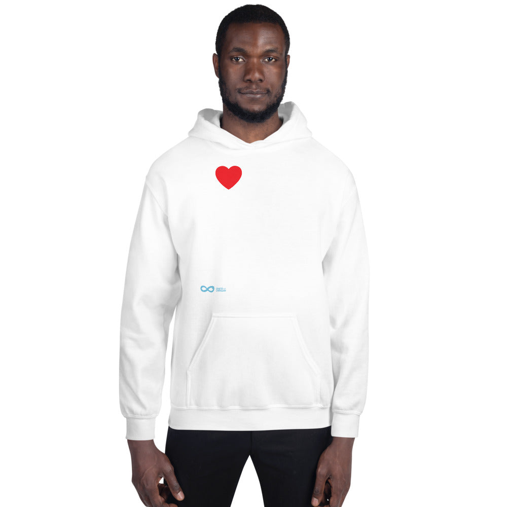 I Love Myself & Others & Dogs - Unisex Hoodie - White Print
