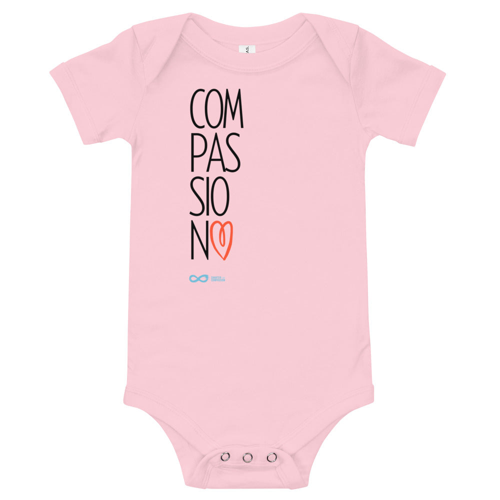 Compassion Heart - Onesie - Black Print