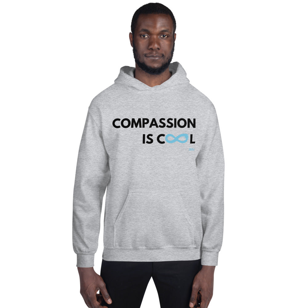 Compassion is Cool - Unisex Hoodie - Black Print