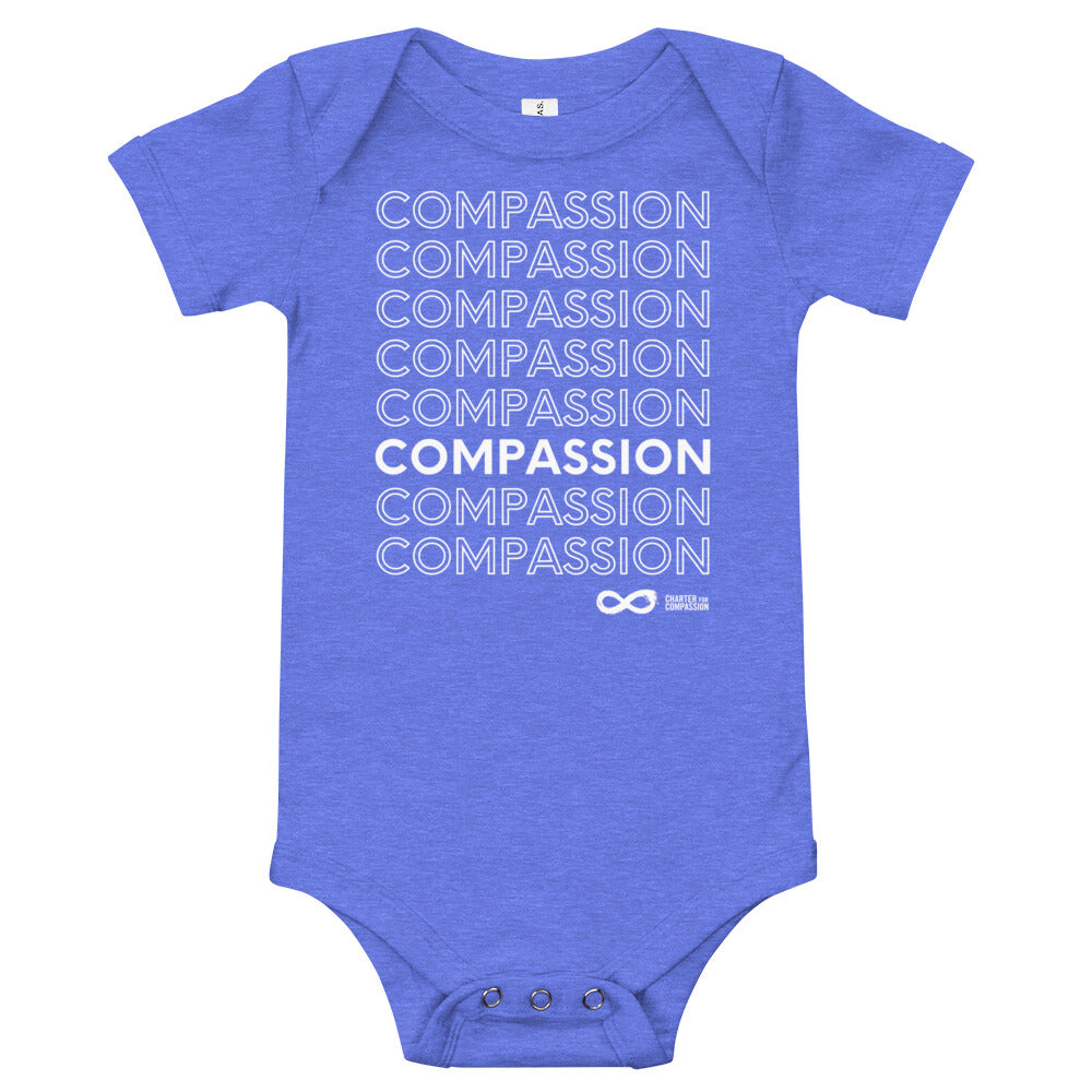 Compassion English - Onesie - White Print