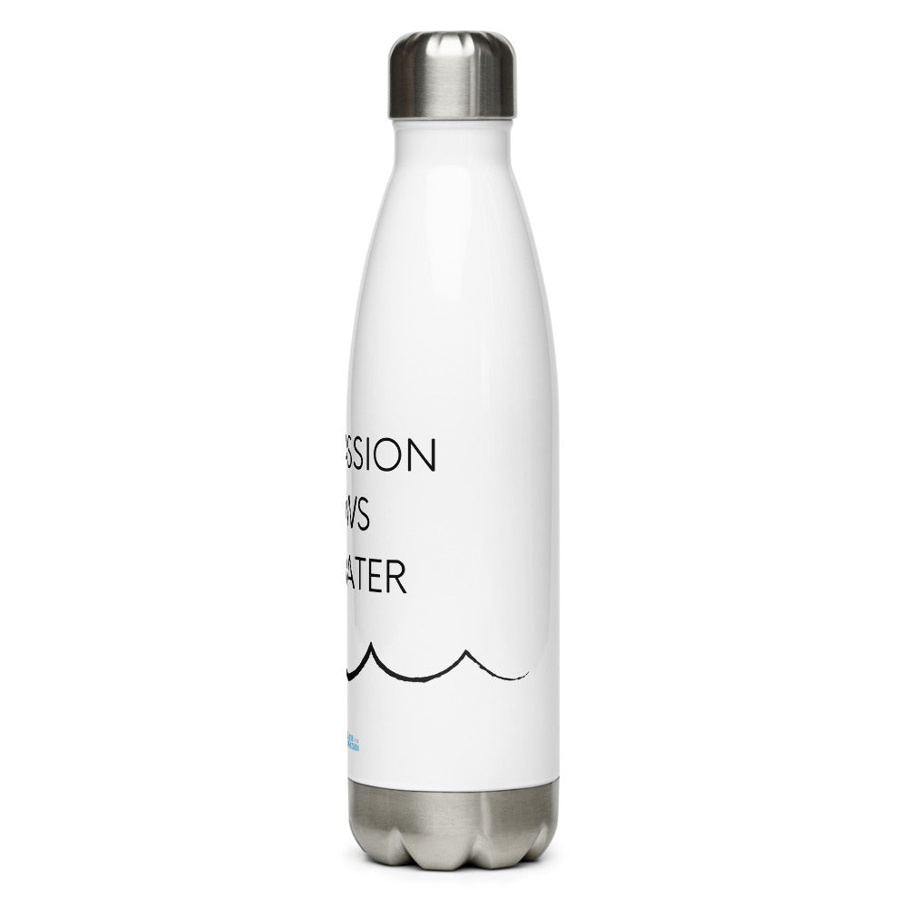 Compassion Flows Like Water - Stainless Steel Water Bottle
