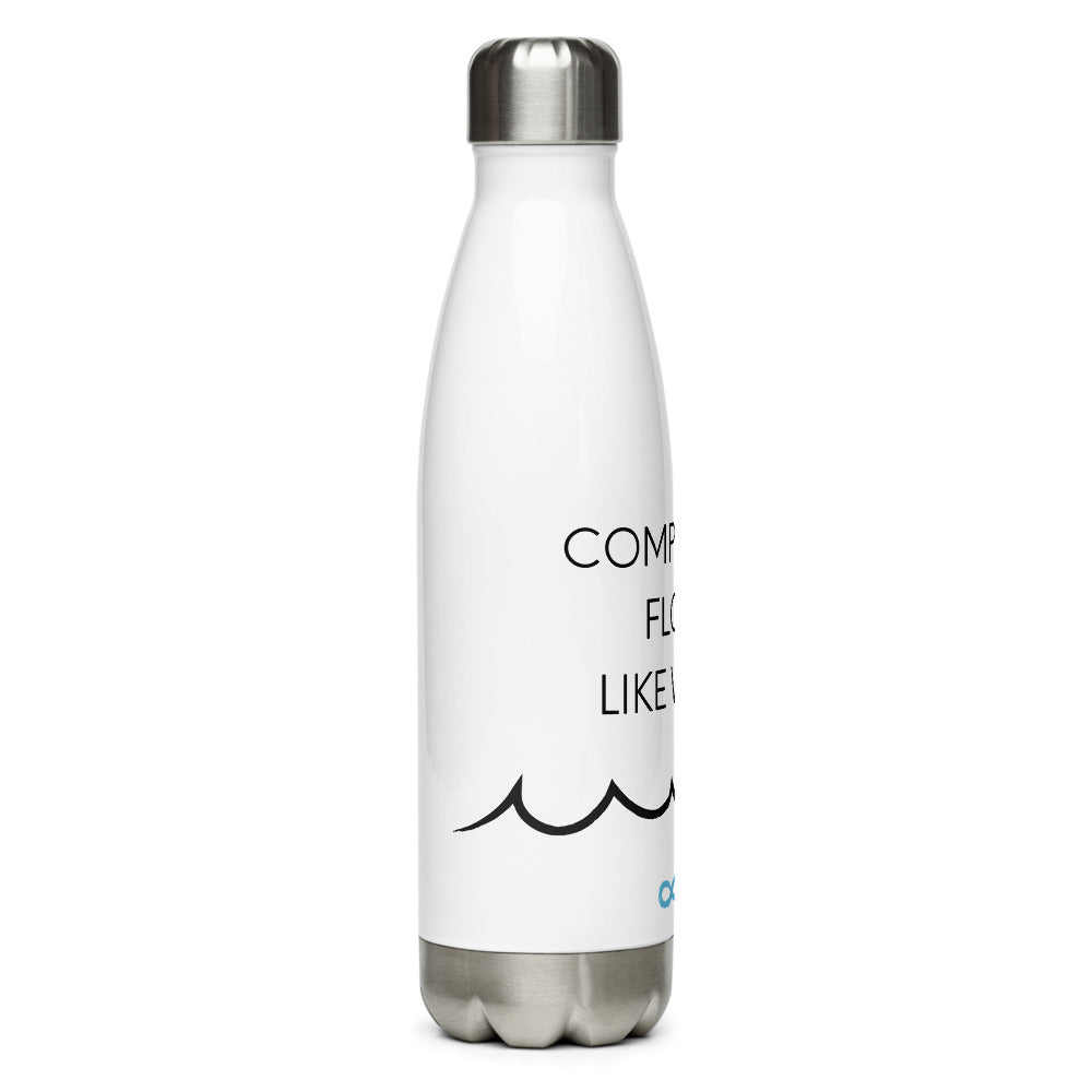 Compassion Flows Like Water - Stainless Steel Water Bottle