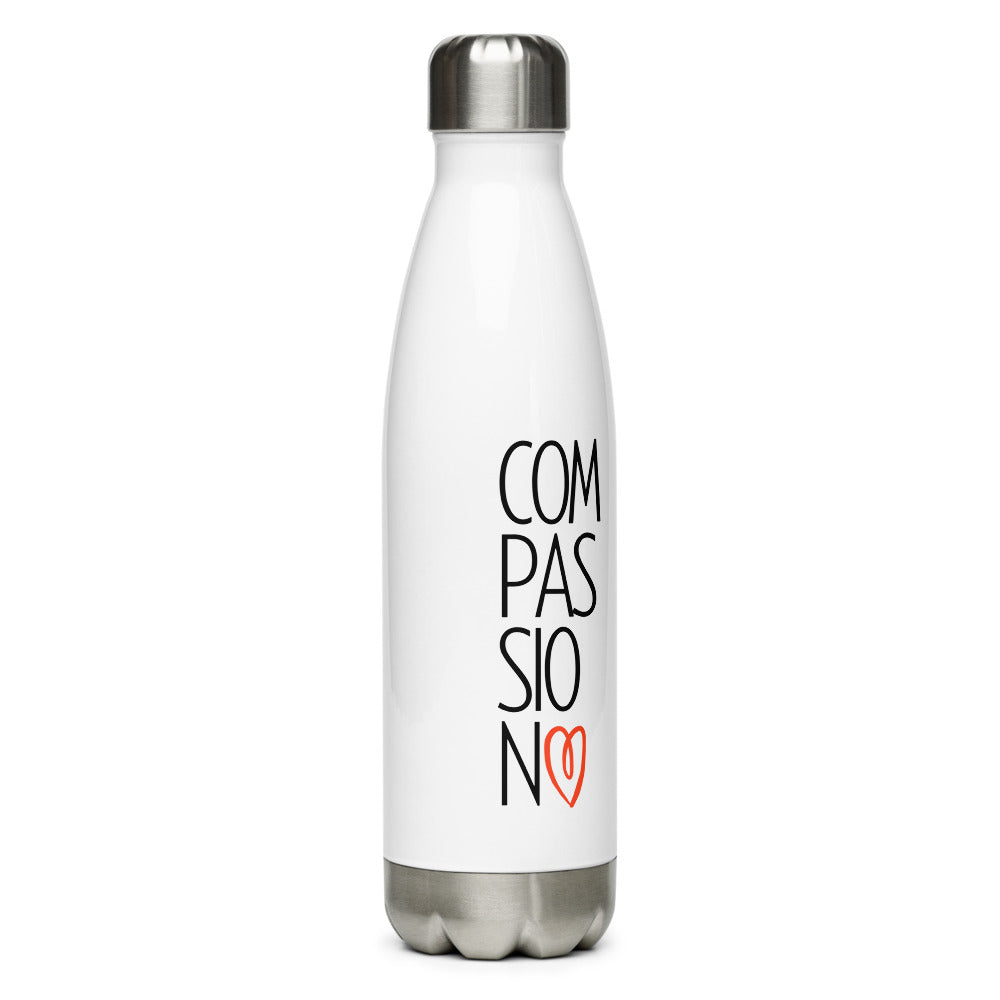 Compassion Heart - Stainless Steel Water Bottle