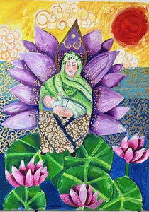 Lotus Mother By Stephenie Bushra Khan (USA)