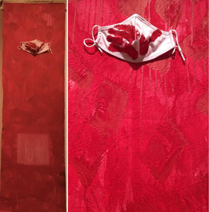 Lamentations for Missing Indigenous Women (red piece only) By Jennifer Colby (USA)