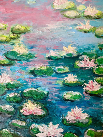Water Lillies By Barbara Nahmias (USA)