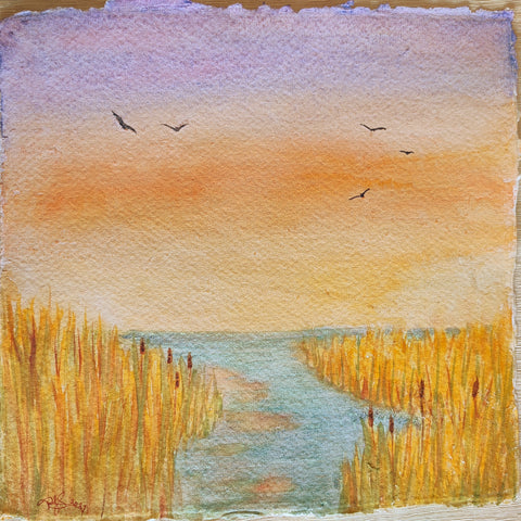Salt Marsh By Paula Swenson
