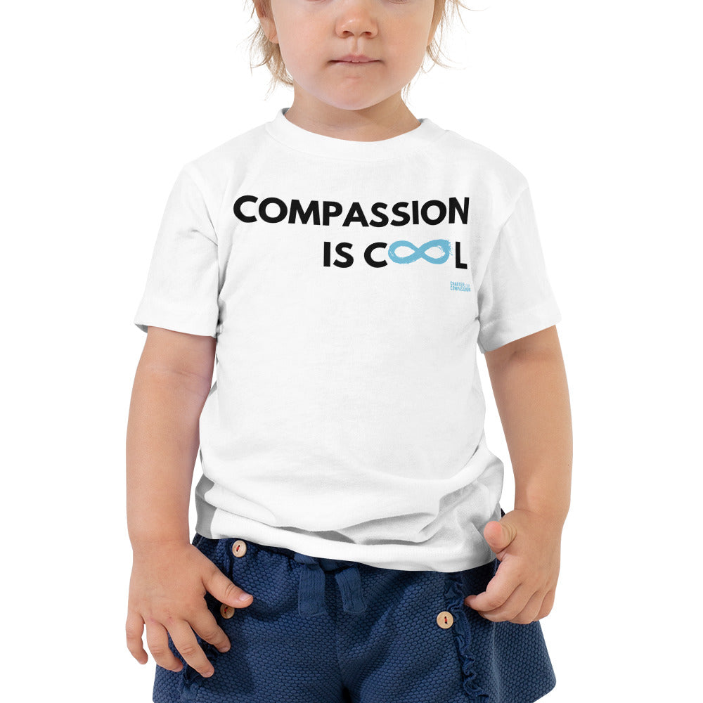 Compassion is Cool - Toddler Tee - Black Print