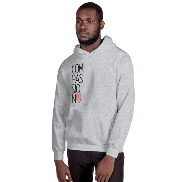 Compassion Heart - Unisex Hoodie - Black Print