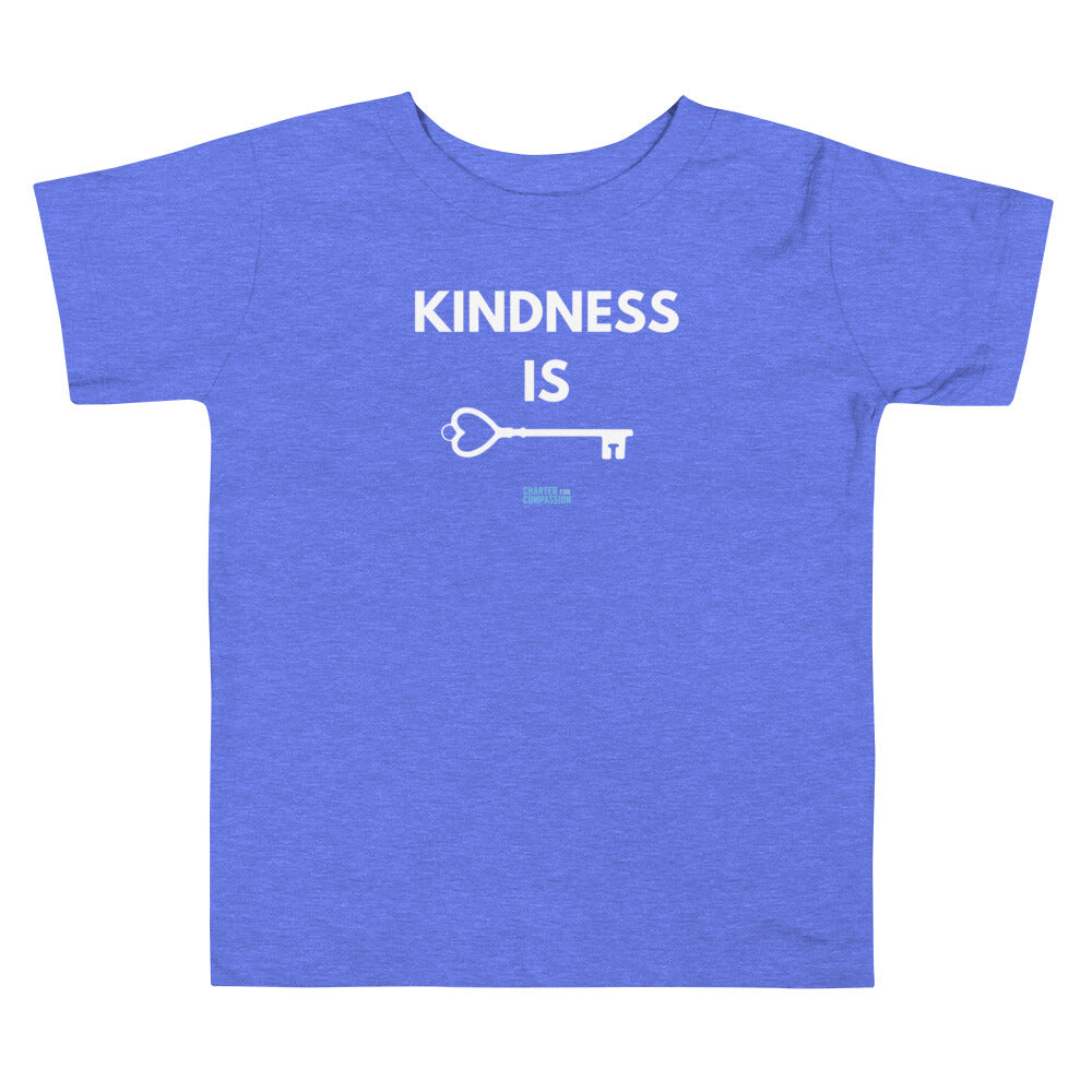 Kindness is Key - Toddler Tee - White Print