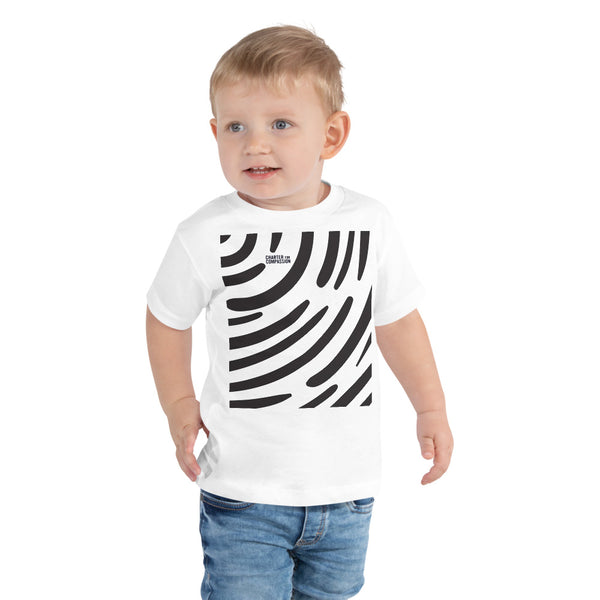 Waves - Toddler Tee - Black Print