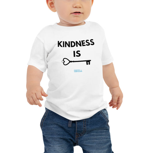 Kindness is Key - Baby Tee - Black Print