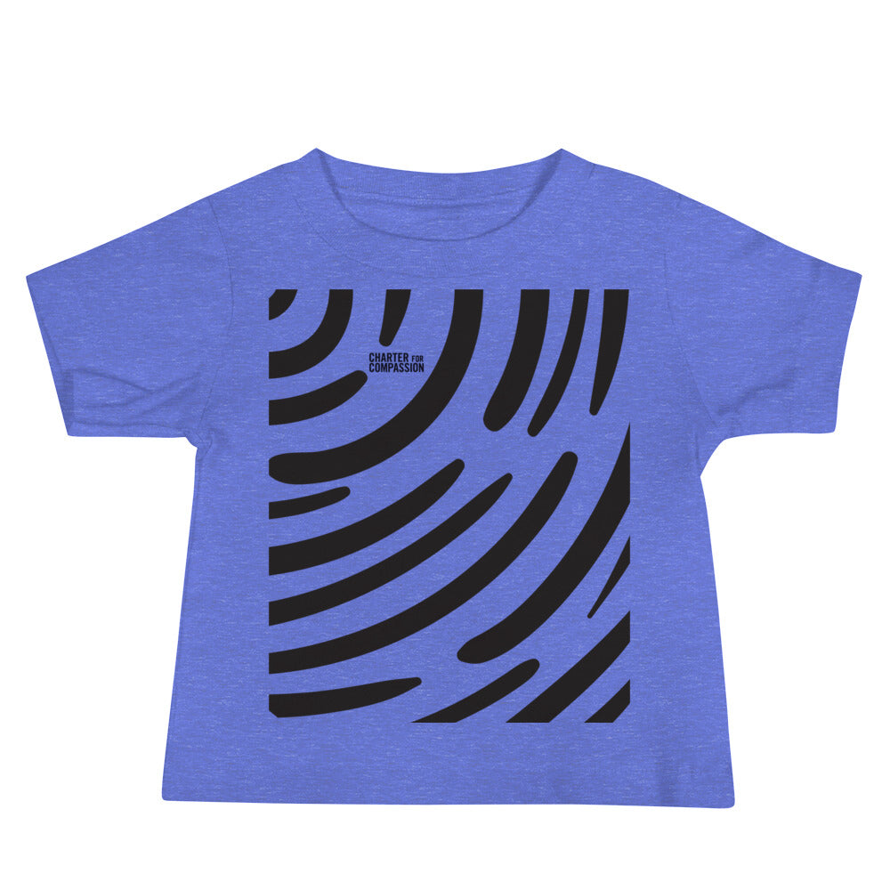 Waves - Baby Tee - Black Print