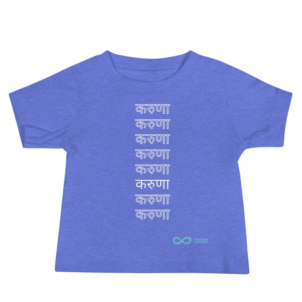 Compassion Hindi - Baby Tee - White Print