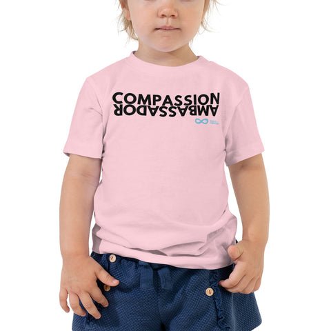 Compassion Ambassador -Toddler Tee - Black Print