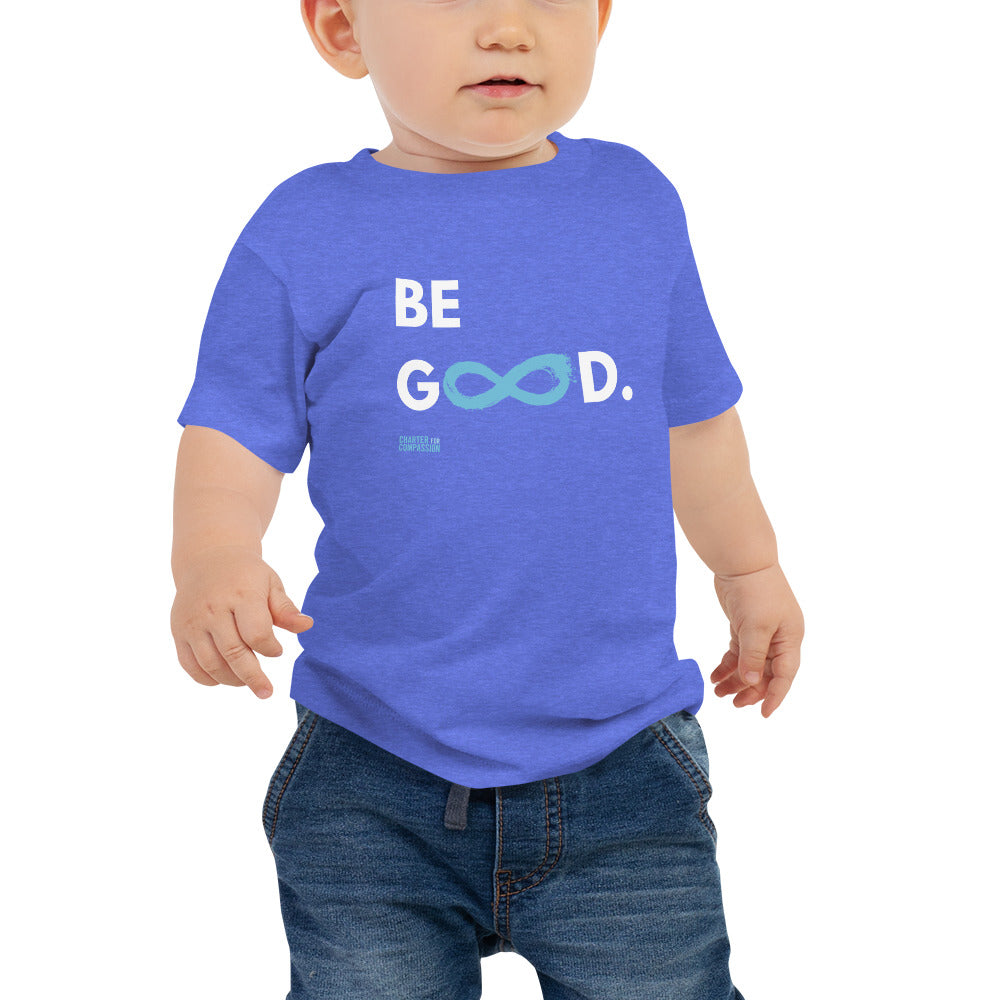 Be Good - Baby Tee - White Print