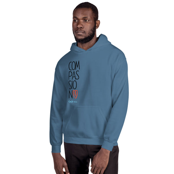 Compassion Heart - Unisex Hoodie - Black Print