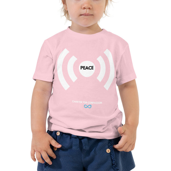 Peace - Toddler Tee - White Print
