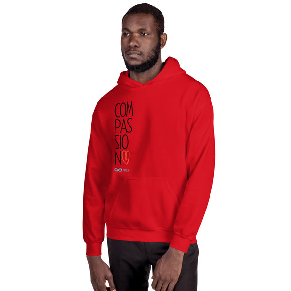 Compassion Heart - Unisex Hoodie - Black Print