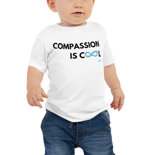 Compassion is Cool - Baby Tee - Black Print
