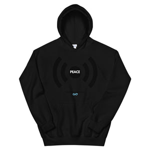 Peace - Unisex Hoodie - Black print