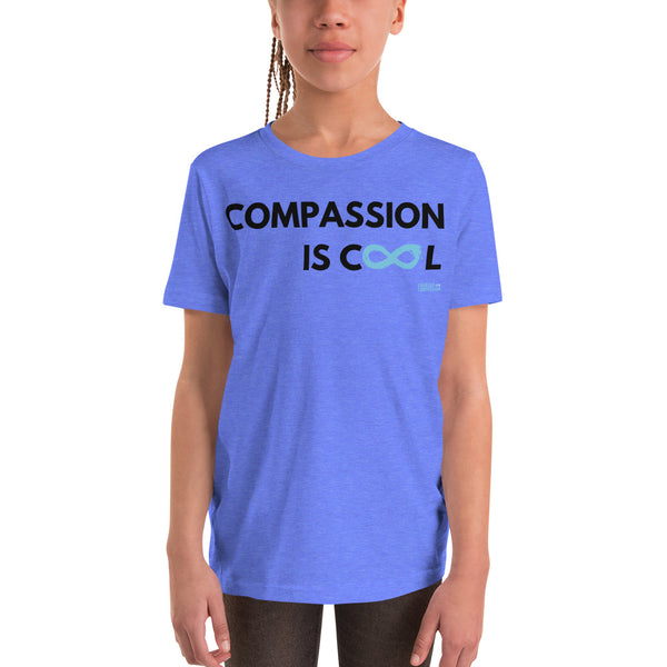 Compassion is Cool - Youth Unisex Short Sleeve- Black Print