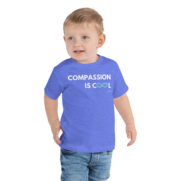 Compassion is Cool - Toddler Tee - White Print