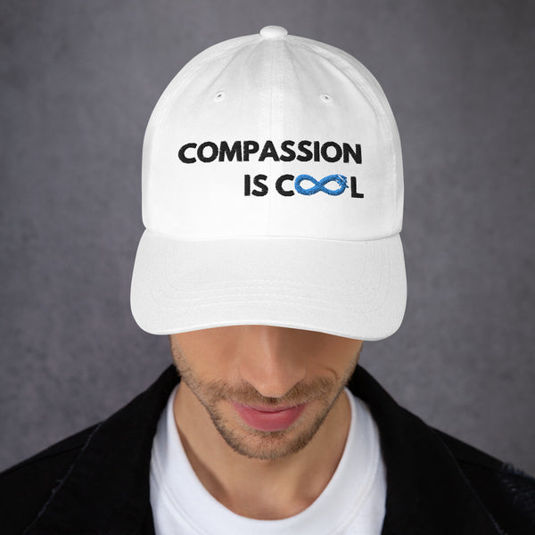Compassion is Cool - Dad Hat - Black Thread