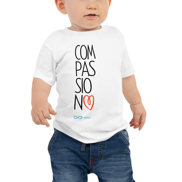 Compassion Heart - Baby Tee - Black print