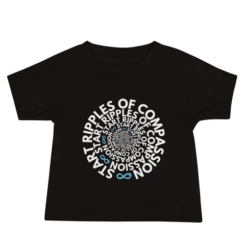 Ripples Twist - Baby Tee - White Print