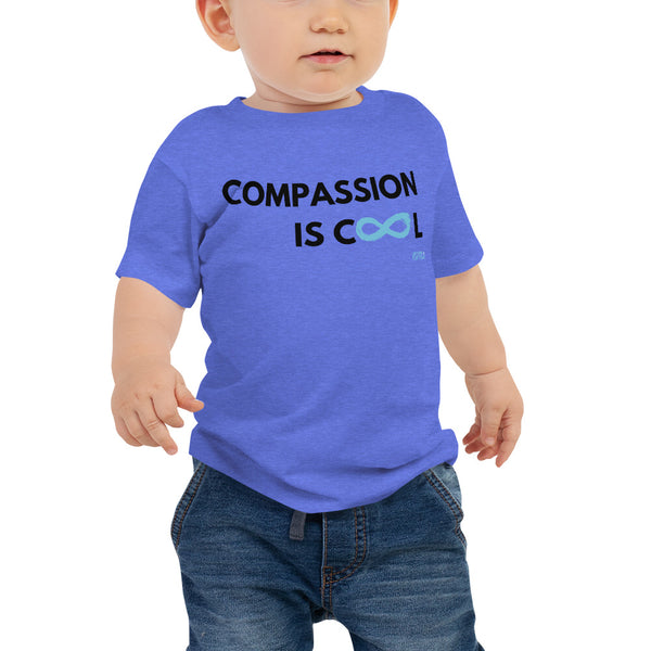 Compassion is Cool - Baby Tee - Black Print