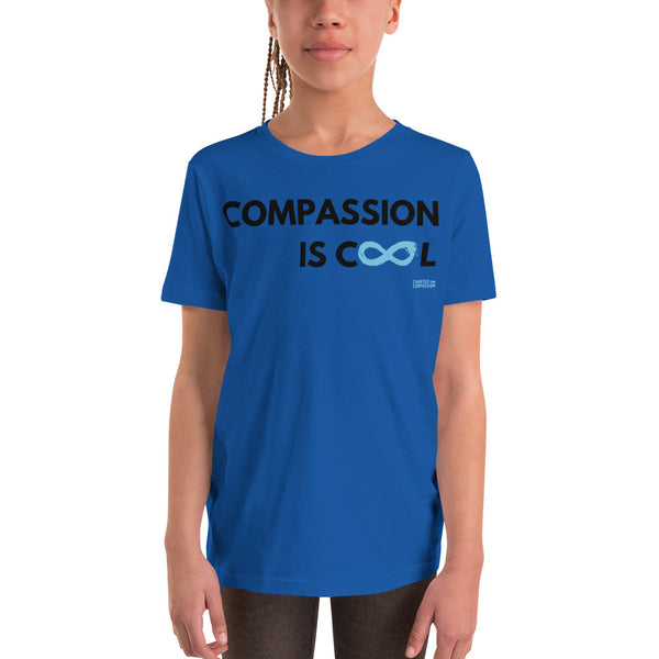 Compassion is Cool - Youth Unisex Short Sleeve- Black Print