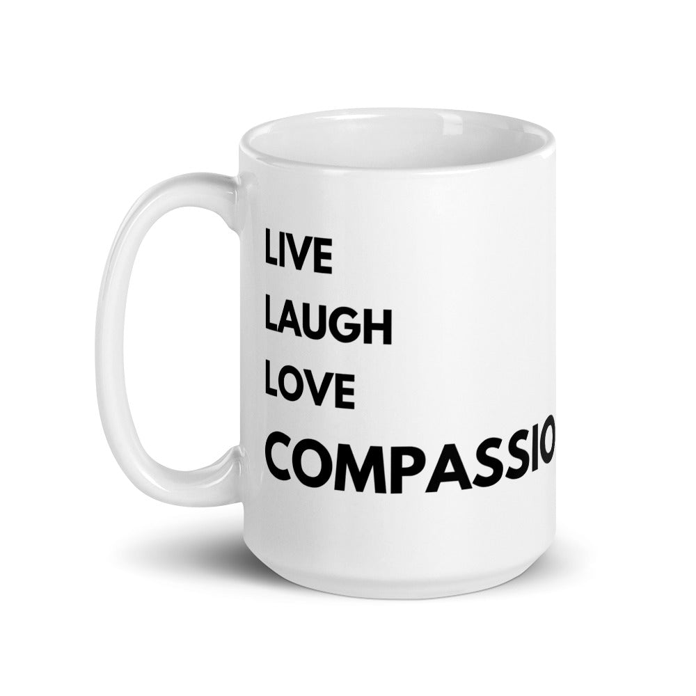 Live Laugh Love Compassion - Mug