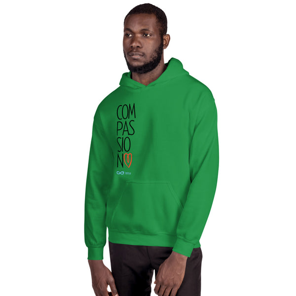 Compassion Heart - Unisex Hoodie - Black Print