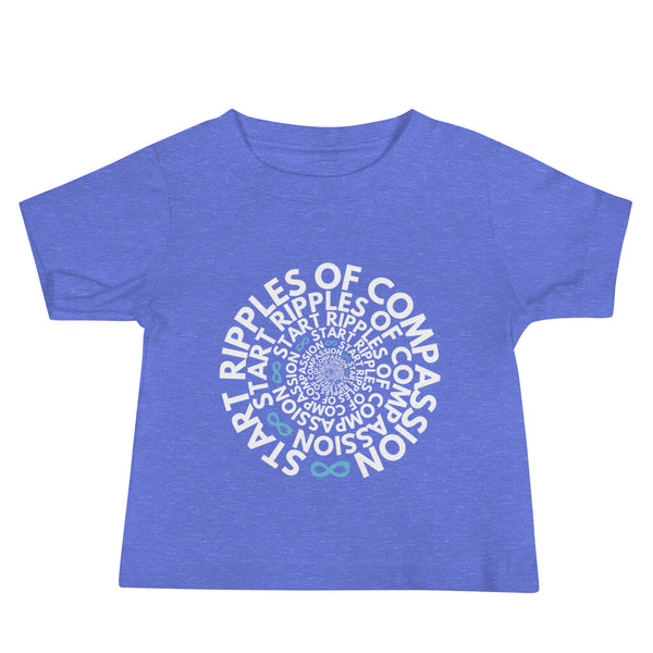 Ripples Twist - Baby Tee - White Print