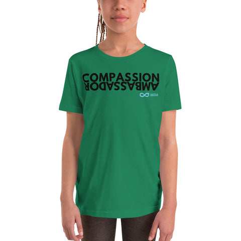 Compassion Ambassador - Youth Unisex T-Shirt - Black Print
