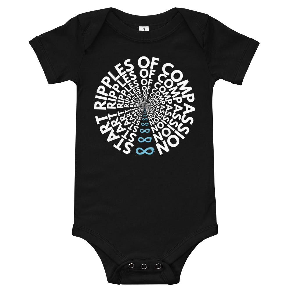 Ripples - Onesie - White Print