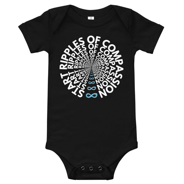 Ripples - Onesie - White Print