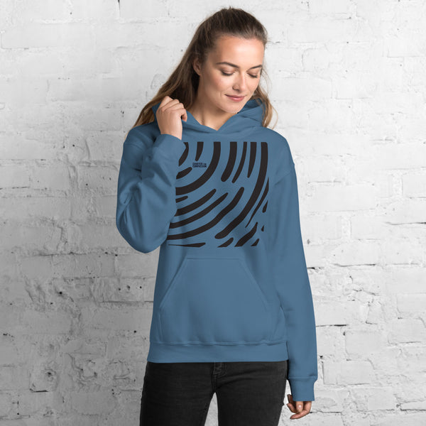 Waves - Unisex Hoodie - Black print