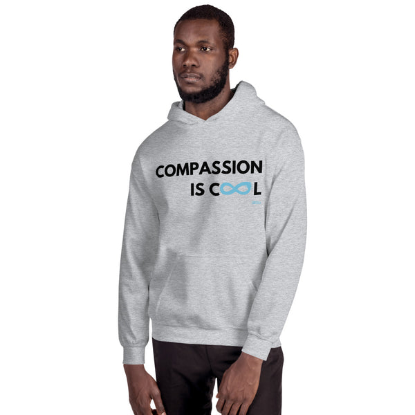 Compassion is Cool - Unisex Hoodie - Black Print