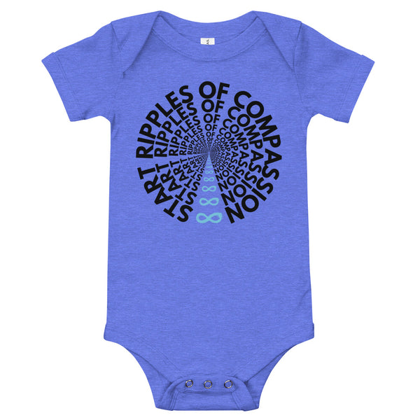 Ripples - Onesie - Black Print
