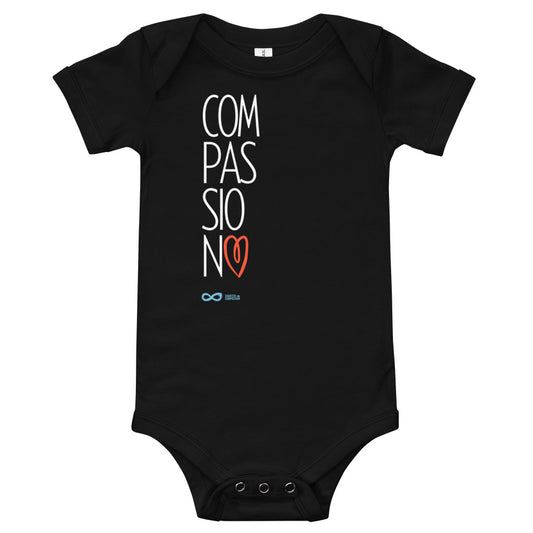 Compassion Heart - Onesie - White Print