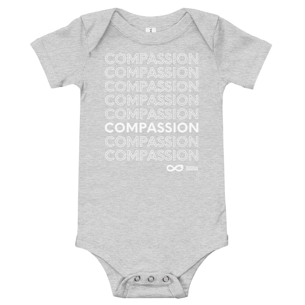Compassion English - Onesie - White Print