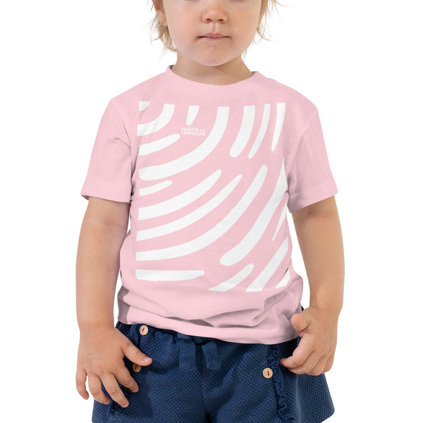 Waves - Toddler Tee - White Print