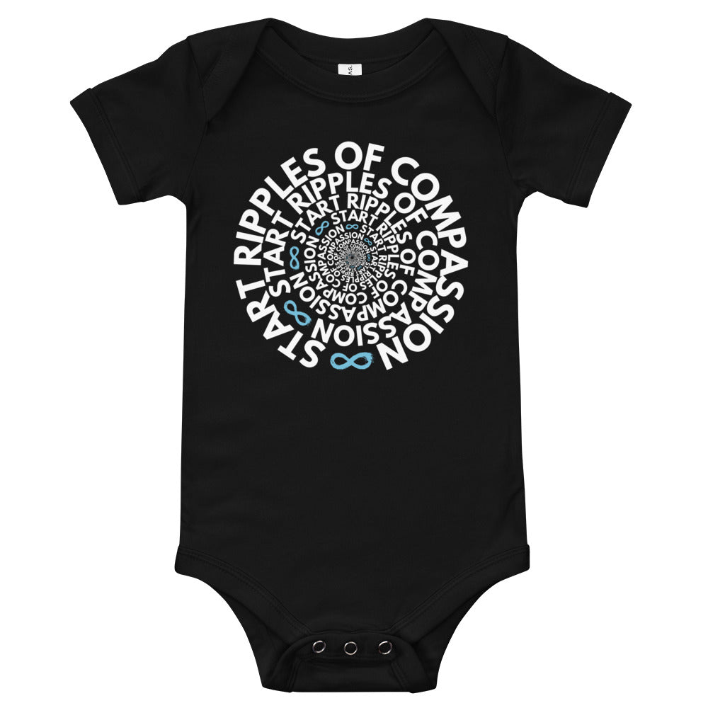 Ripples Twist - Onesie - White Print