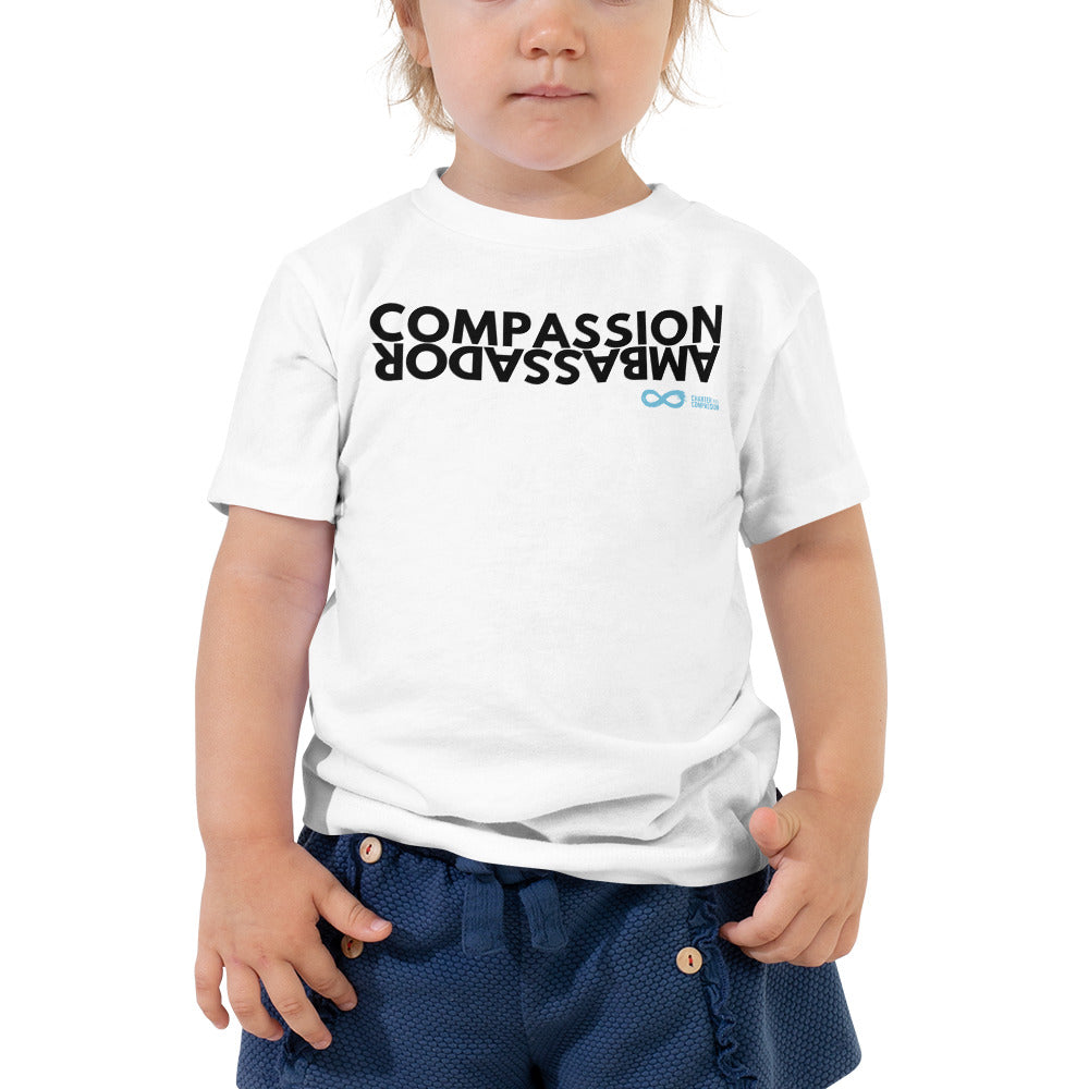 Compassion Ambassador -Toddler Tee - Black Print