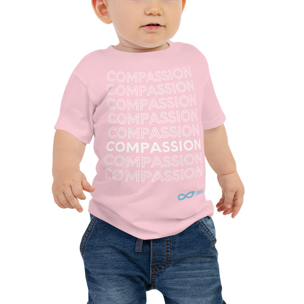 Compassion English - Baby Tee - White Print