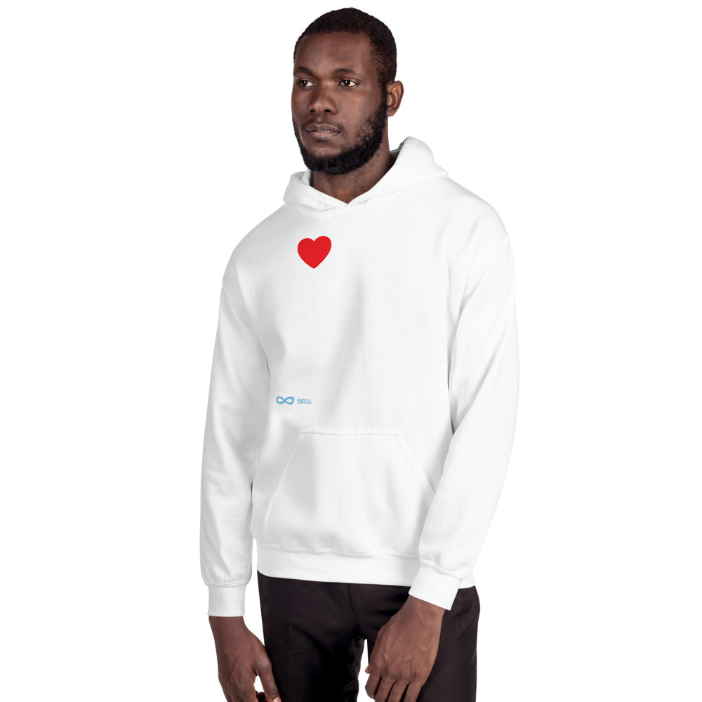 I Love Myself & Others & Dogs - Unisex Hoodie - White Print
