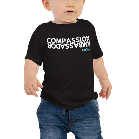 Compassion Ambassador - Baby Tee - White Print