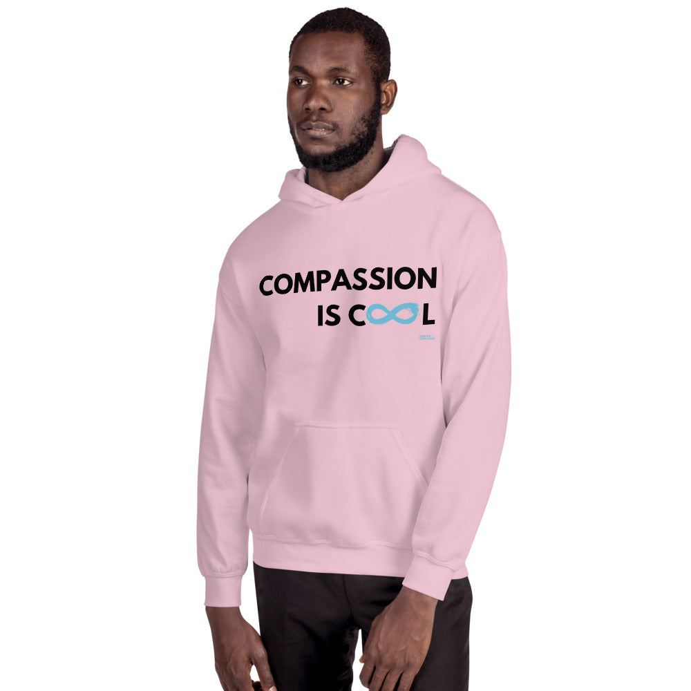 Compassion is Cool - Unisex Hoodie - Black Print